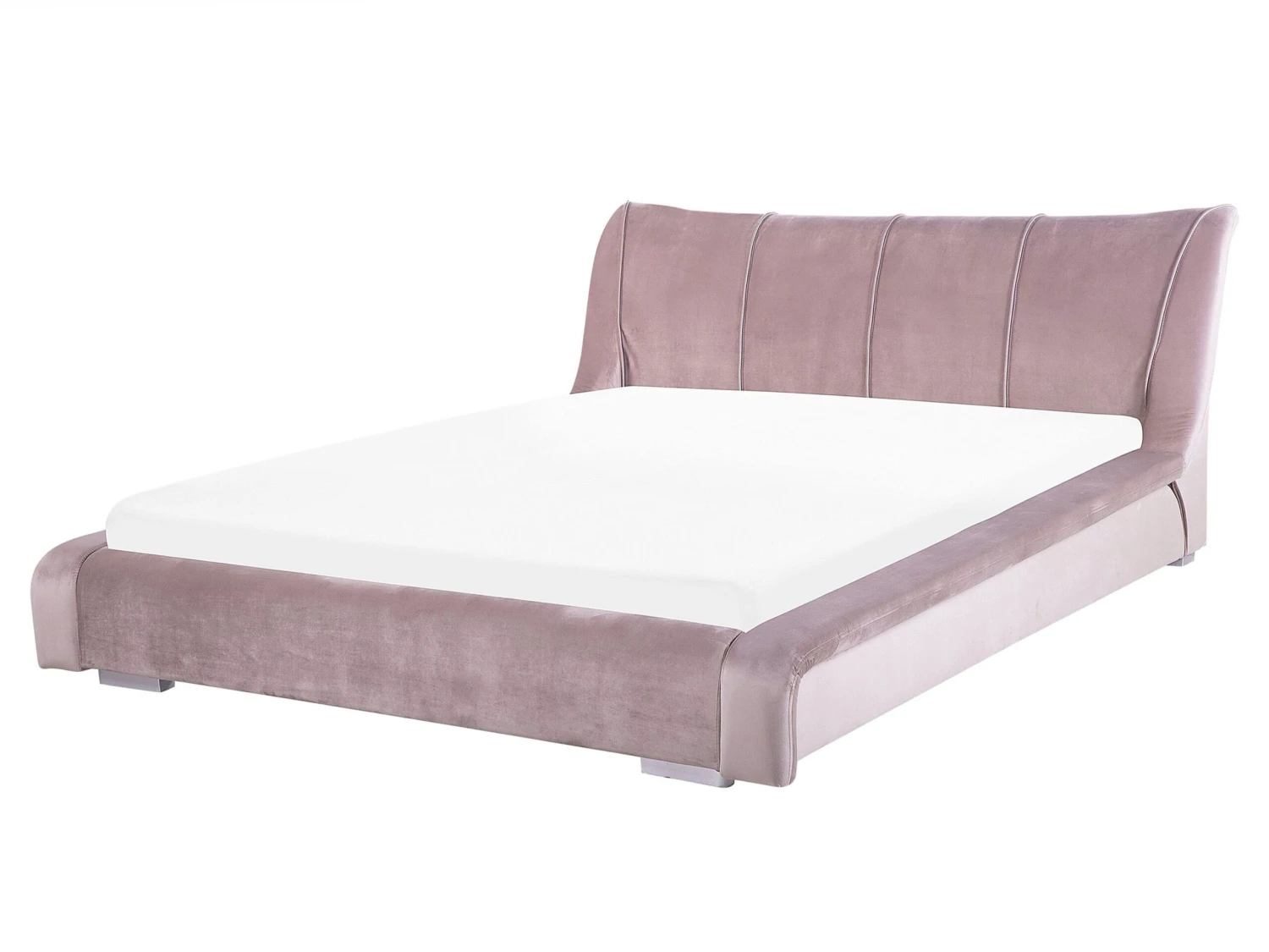 Waterbed Fluweel Roze 160 X 200 Cm NANTES