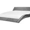 Waterbed Fluweelstof Grijs 180 X 200 Cm VICHY