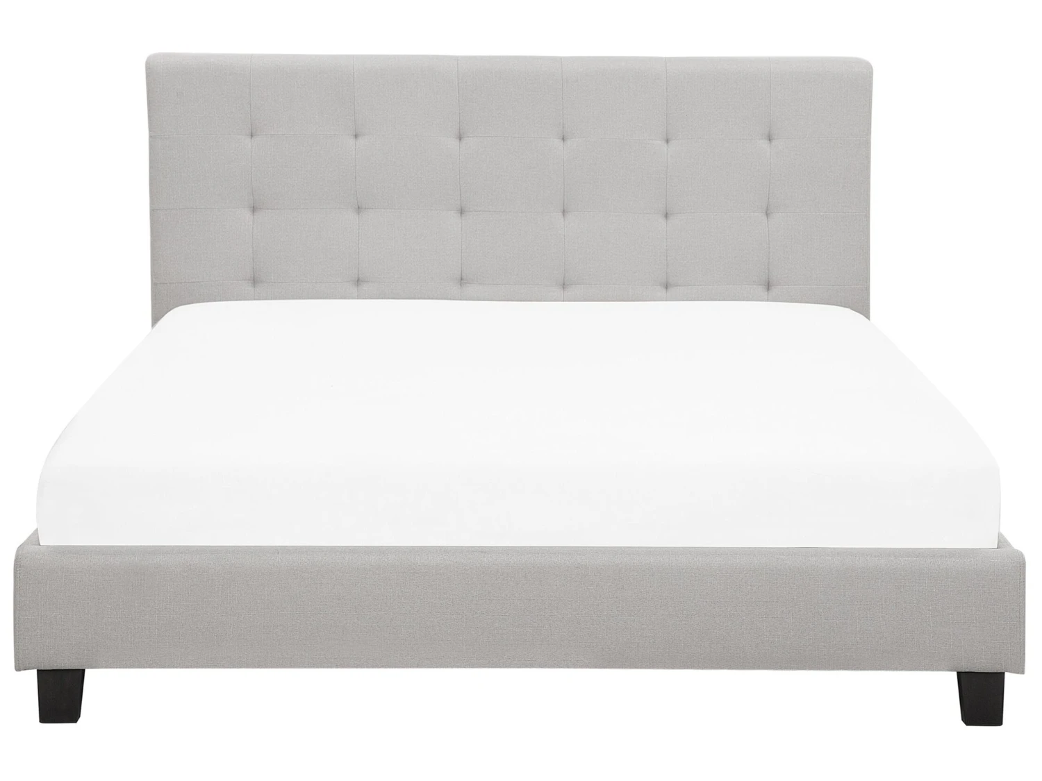 Bed Stof Lichtgrijs In Diverse Formaten LA ROCHELLE - Afbeelding 3