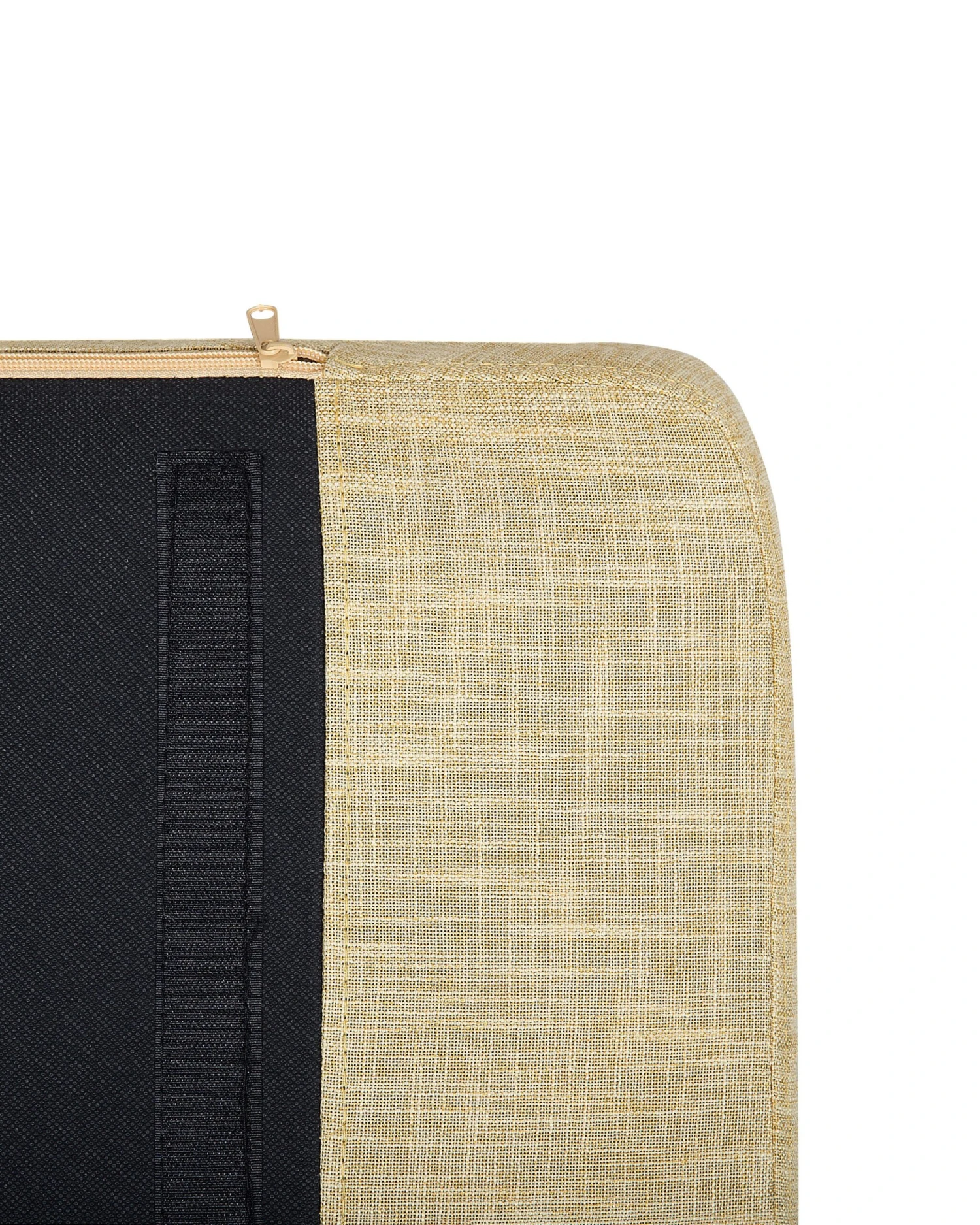 Schommelstoel Stof Geel ARRIE - Afbeelding 6