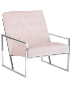 Fauteuil Fluweel Roze HARSTAD