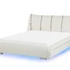 Bed Leer Wit Met LED-verlichting In Diverse Formaten NANTES