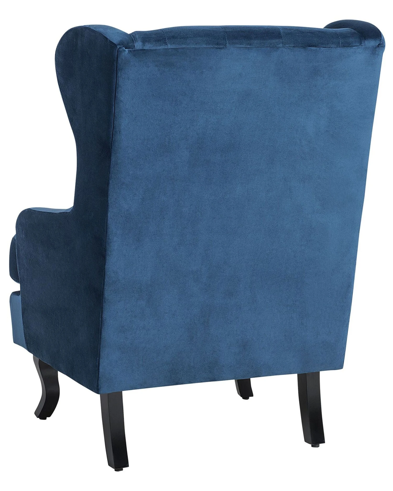 Fauteuil Fluweel Donkerblauw ALTA - Afbeelding 5