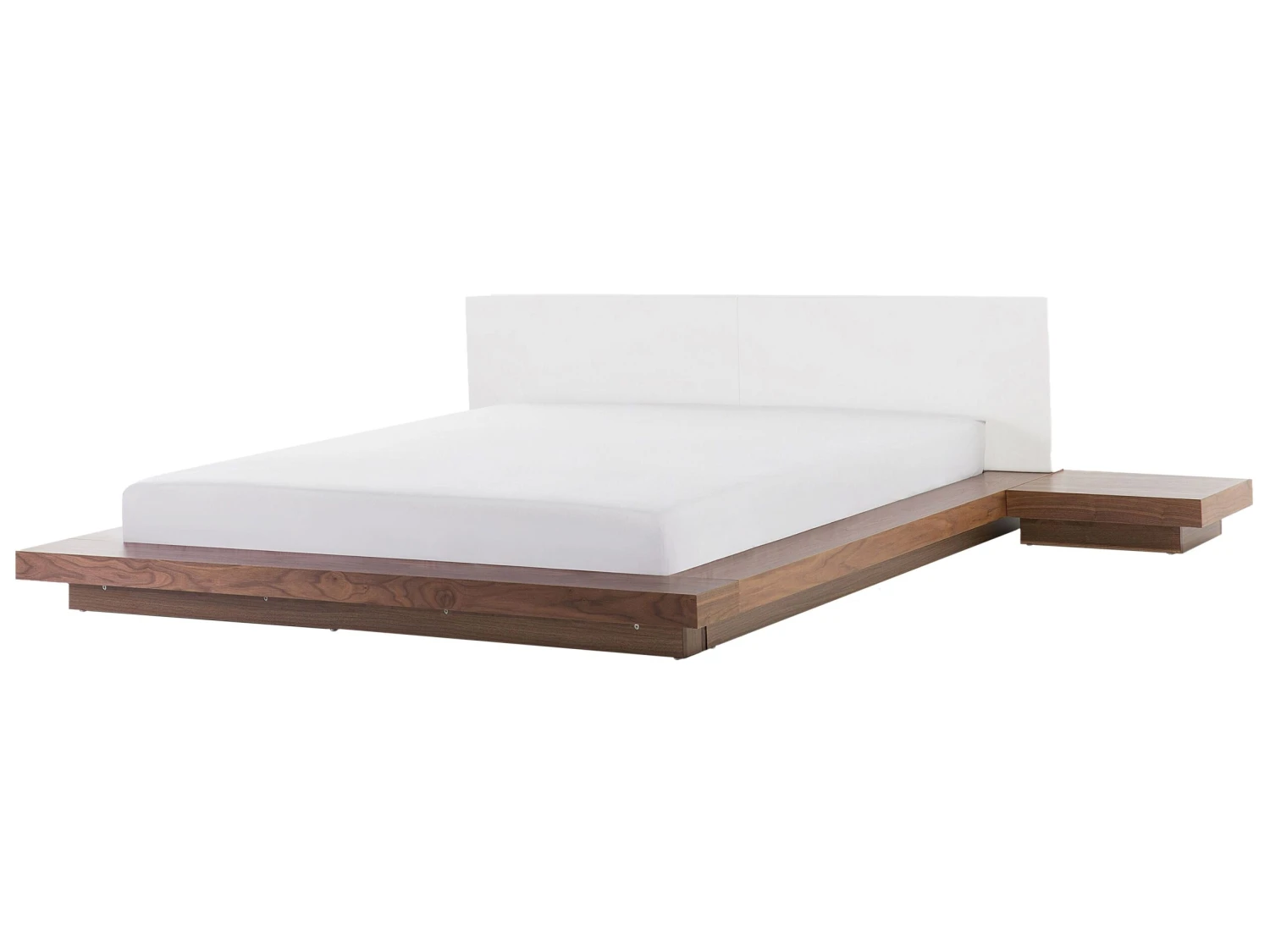 Bed Hout Bruin Met LED-verlichting In Diverse Formaten ZEN - Afbeelding 7