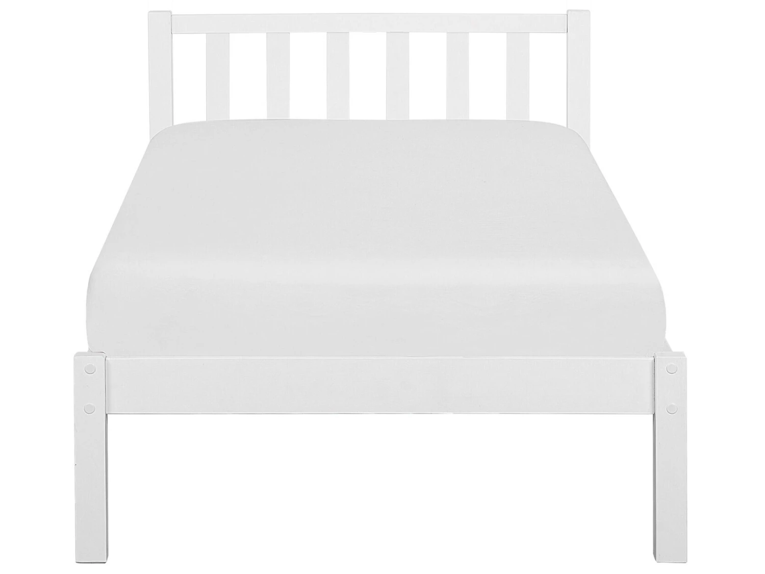 Bed Hout Wit 90 X 200 Cm FLORAC - Afbeelding 3