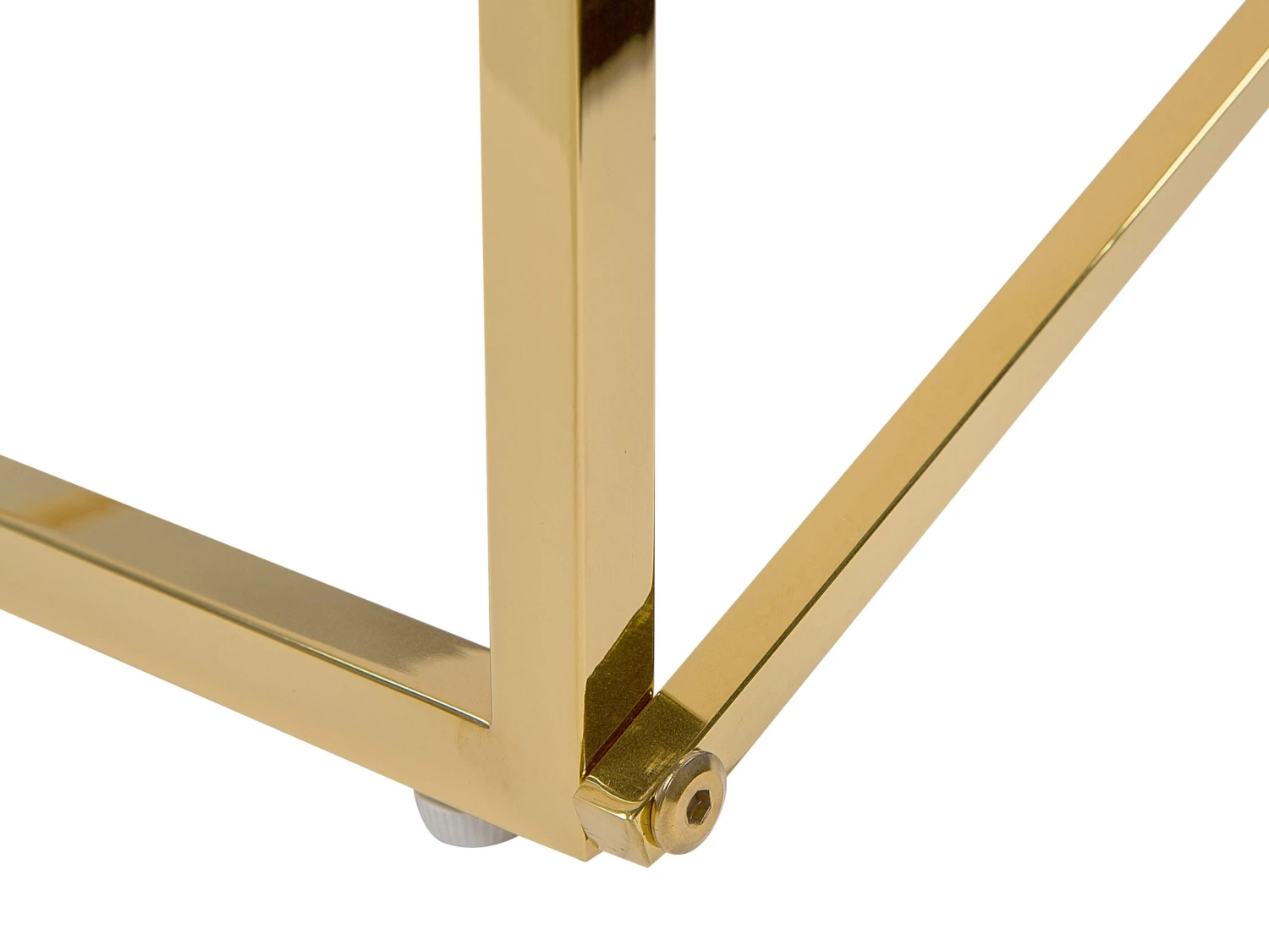 Salontafel Marmerlook Wit/goud EMPORIA - Afbeelding 5