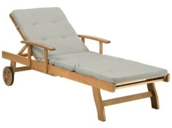 Ligstoel Acaciahout Taupe JAVA