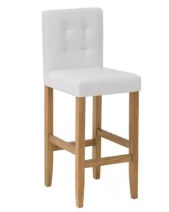 Barkruk Leer Crème MADISON