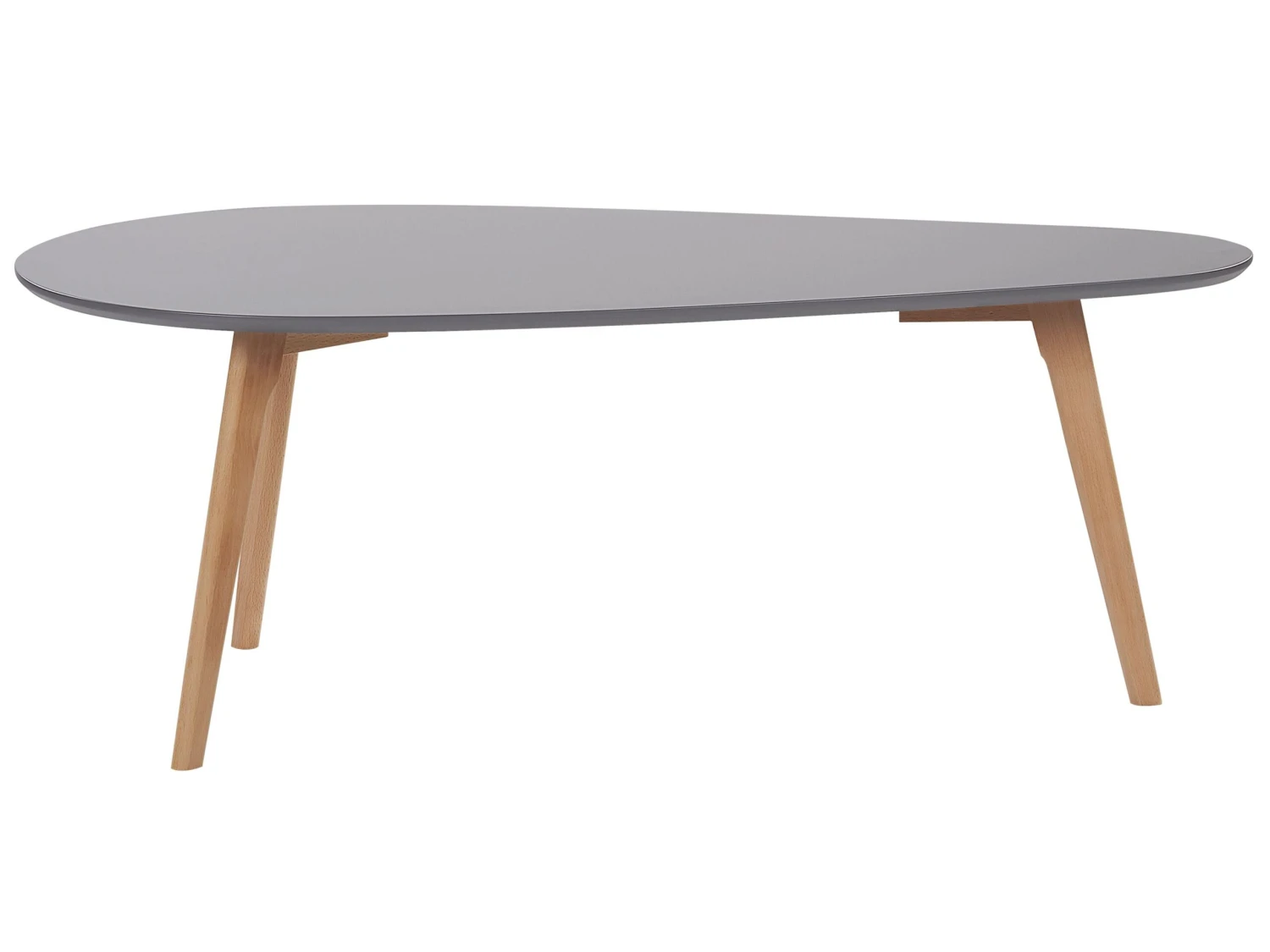 Salontafel Set Van 2 Grijs/lichtbruin FLY III - Afbeelding 3