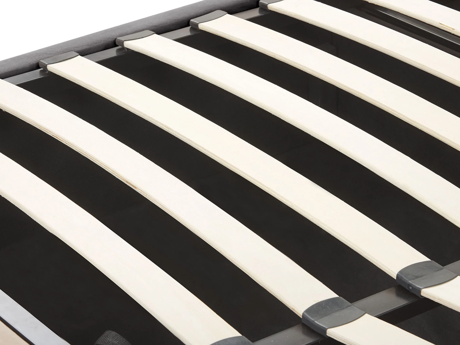 Bed Met Opbergruimte Fluweel Grijs In Diverse Formaten LUBBON - Afbeelding 9