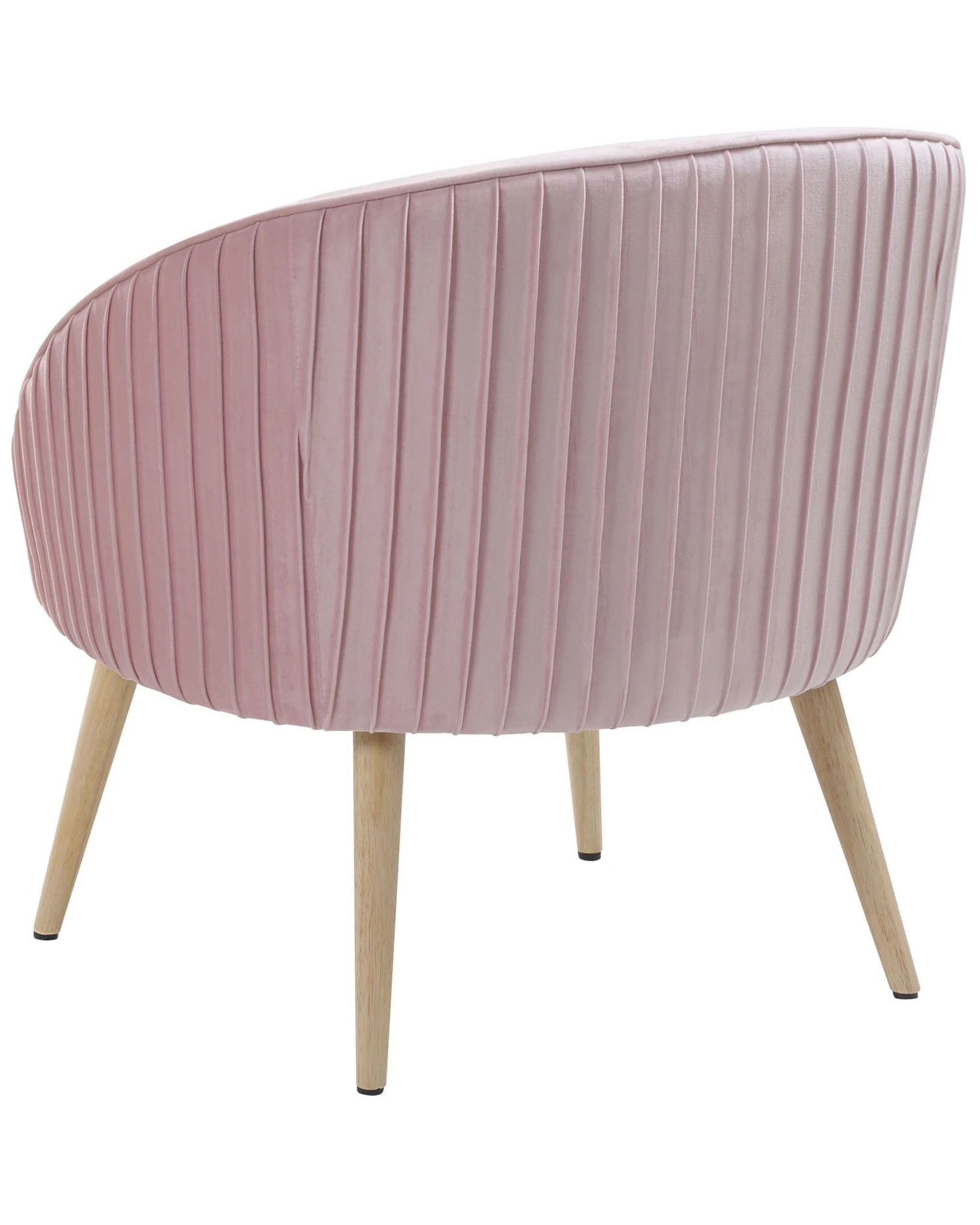 Fauteuil Fluweel Roze TROMSO - Afbeelding 4