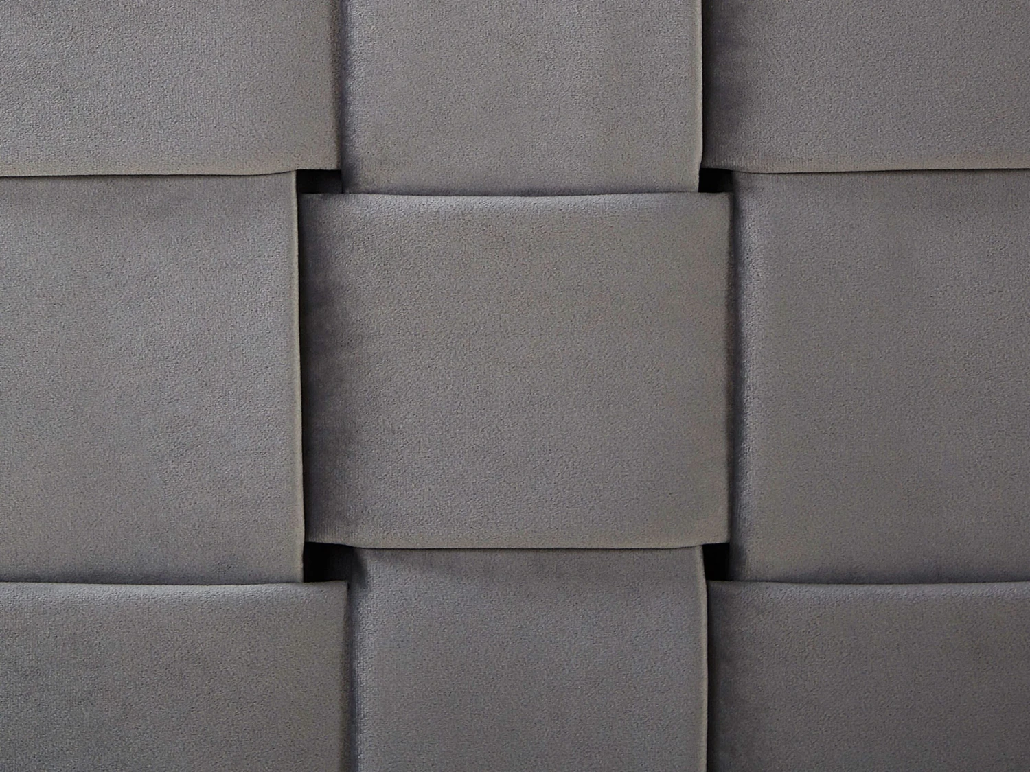 Bed Fluweel Grijs In Diverse Formaten LIMOUX - Afbeelding 9