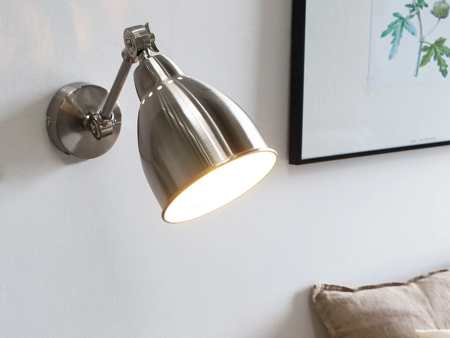 Wandlamp Set Van 2 Zilver MISSISSIPPI M - Afbeelding 4