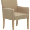 Eetkamerstoel Stof Beige ROCKEFELLER