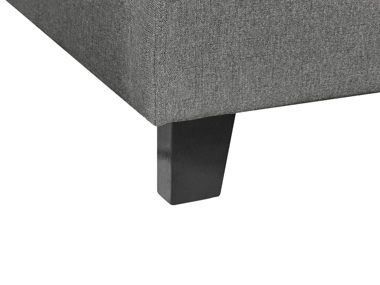 Bed Stof Grijs In Diverse Formaten ROANNE - Afbeelding 7