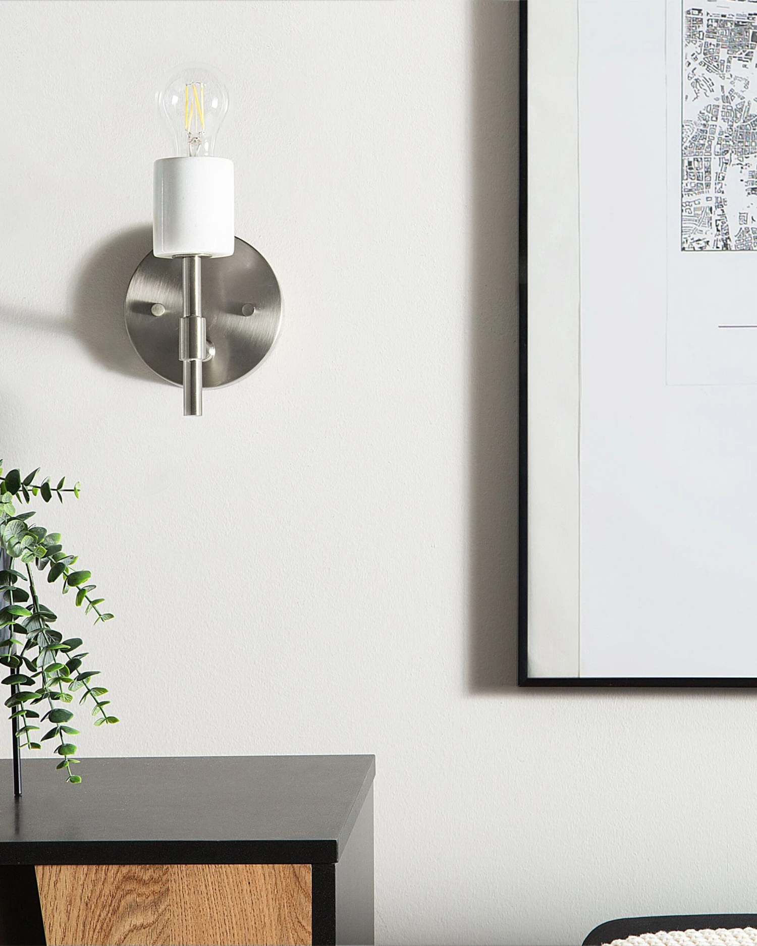 Wandlamp Set Van 2 Zilver ARMERIA - Afbeelding 2