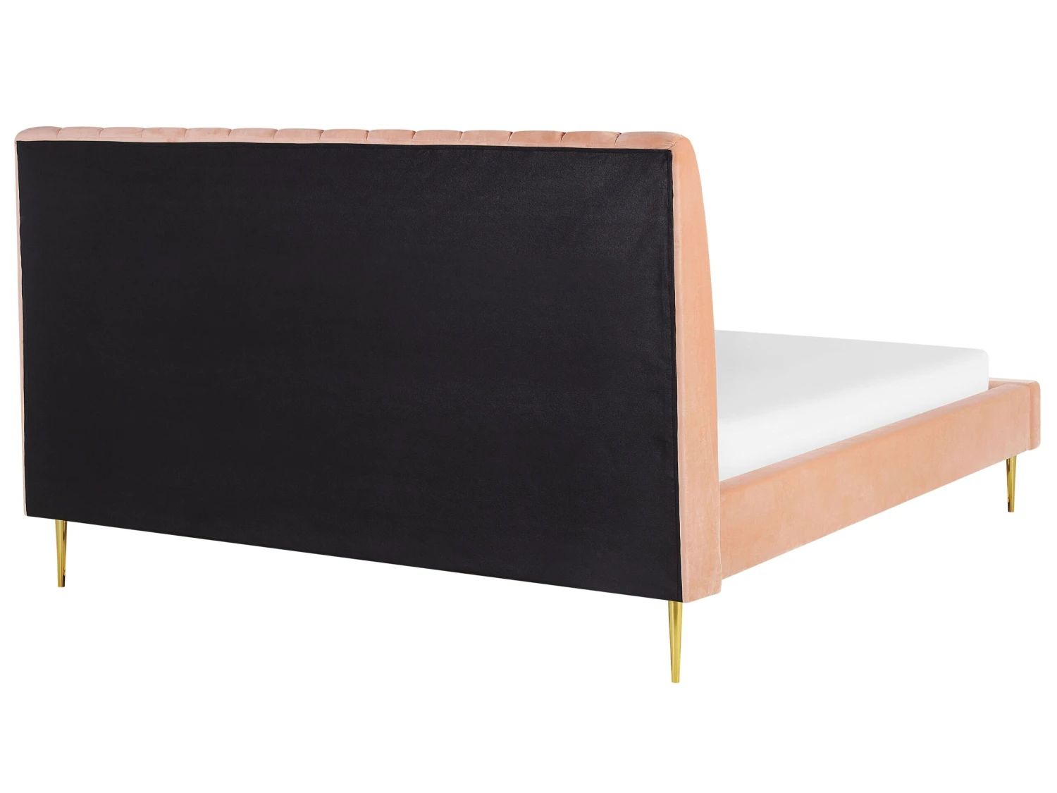 Bed Fluweel Perzikroze In Diverse Formaten MARVILLE - Afbeelding 5