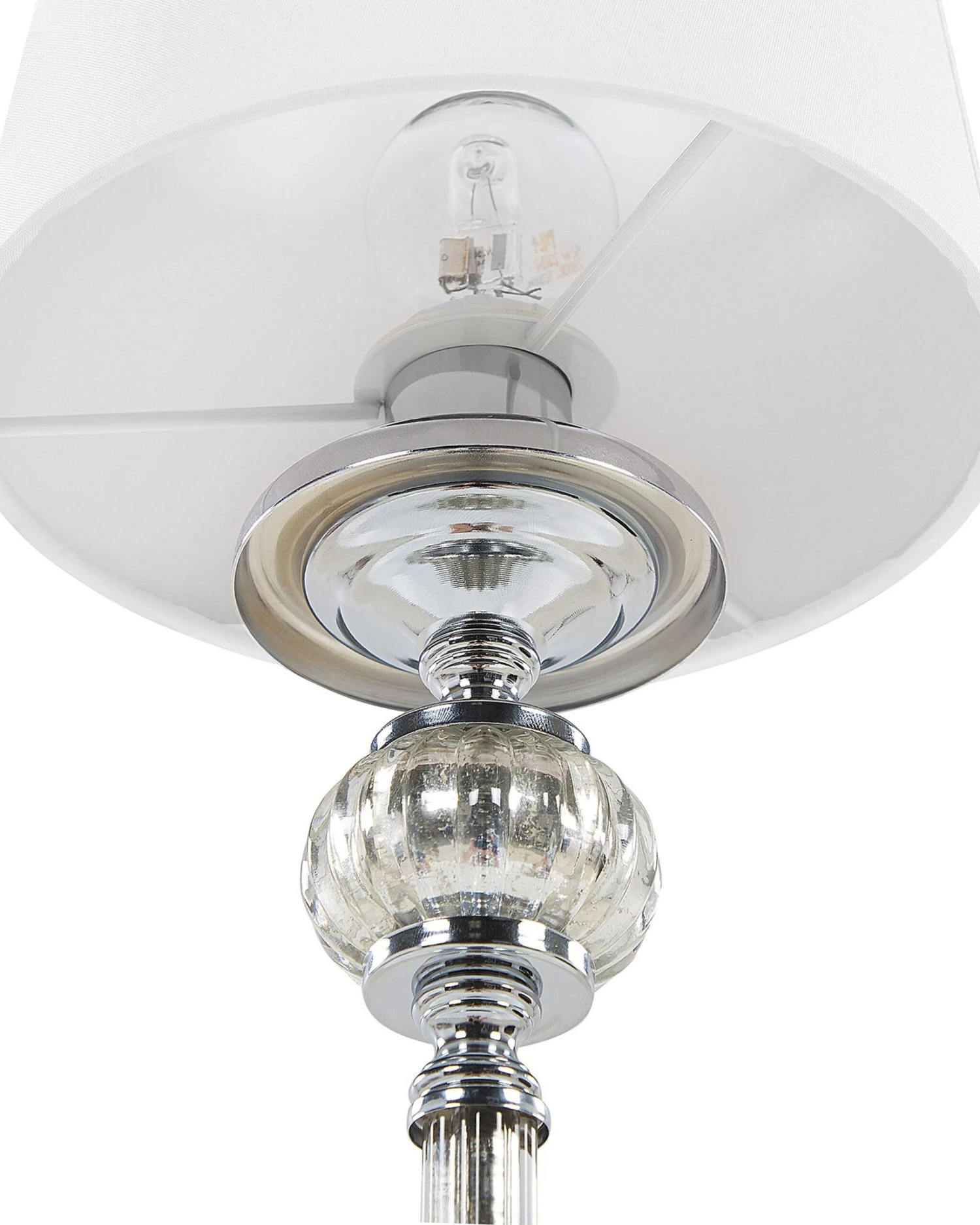 Tafellamp Metaal Wit KUBENA - Afbeelding 4