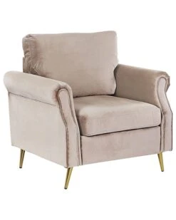 Fauteuil Fluweel Taupe VIETAS