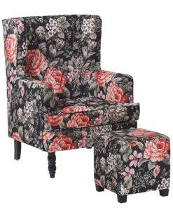 Fauteuil Met Hocker Meerkleurig SANDSET