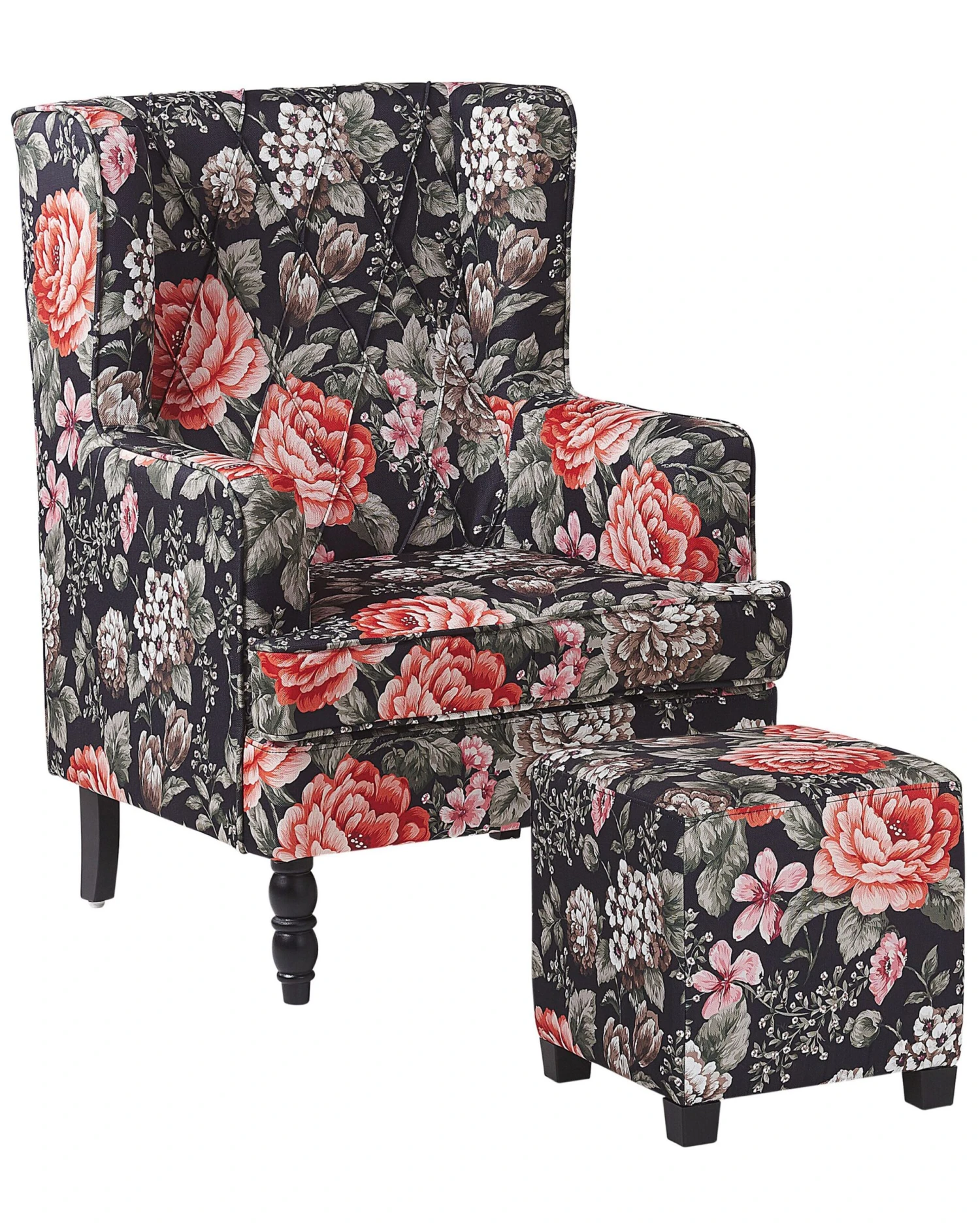 Fauteuil Met Hocker Meerkleurig SANDSET