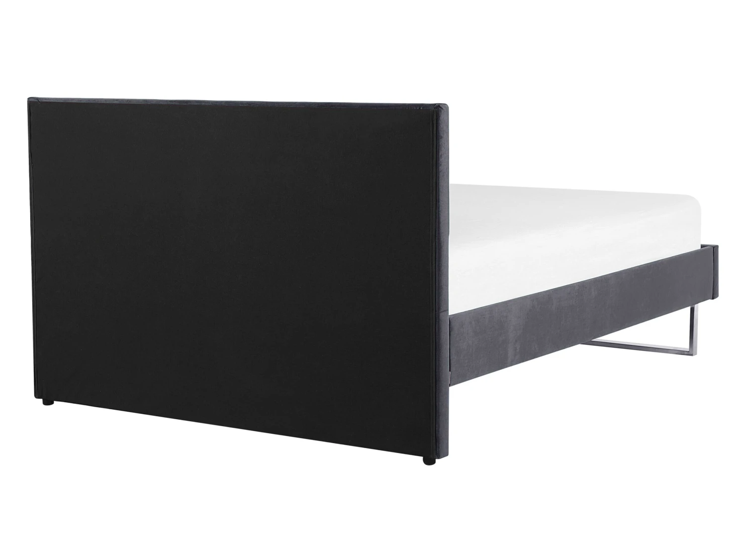 Bed Fluweel Grijs In Diverse Formaten BELLOU - Afbeelding 5