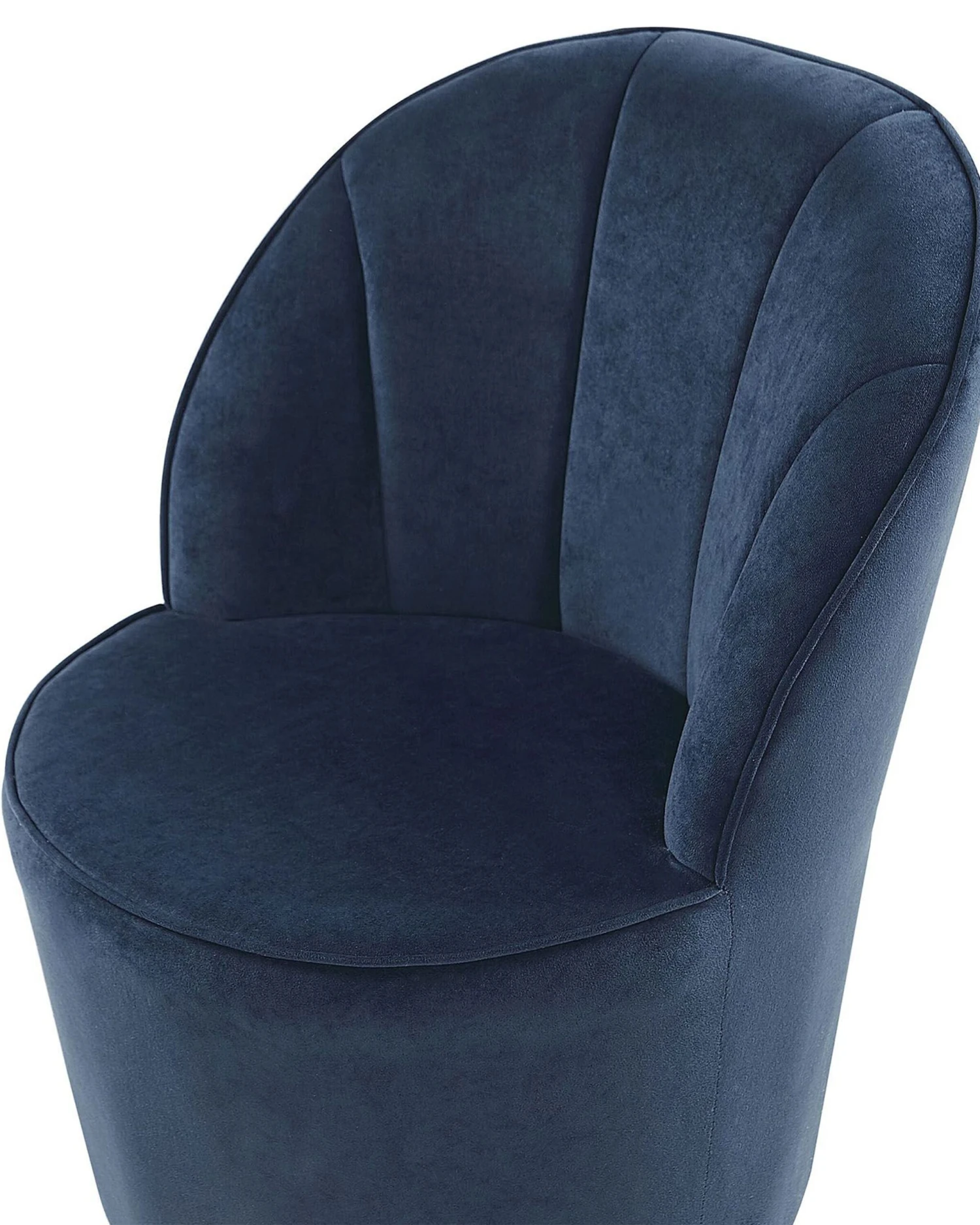 Fauteuil Fluweel Donkerblauw ALBY - Afbeelding 5