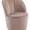 Fauteuil Fluweel Beige ALBY