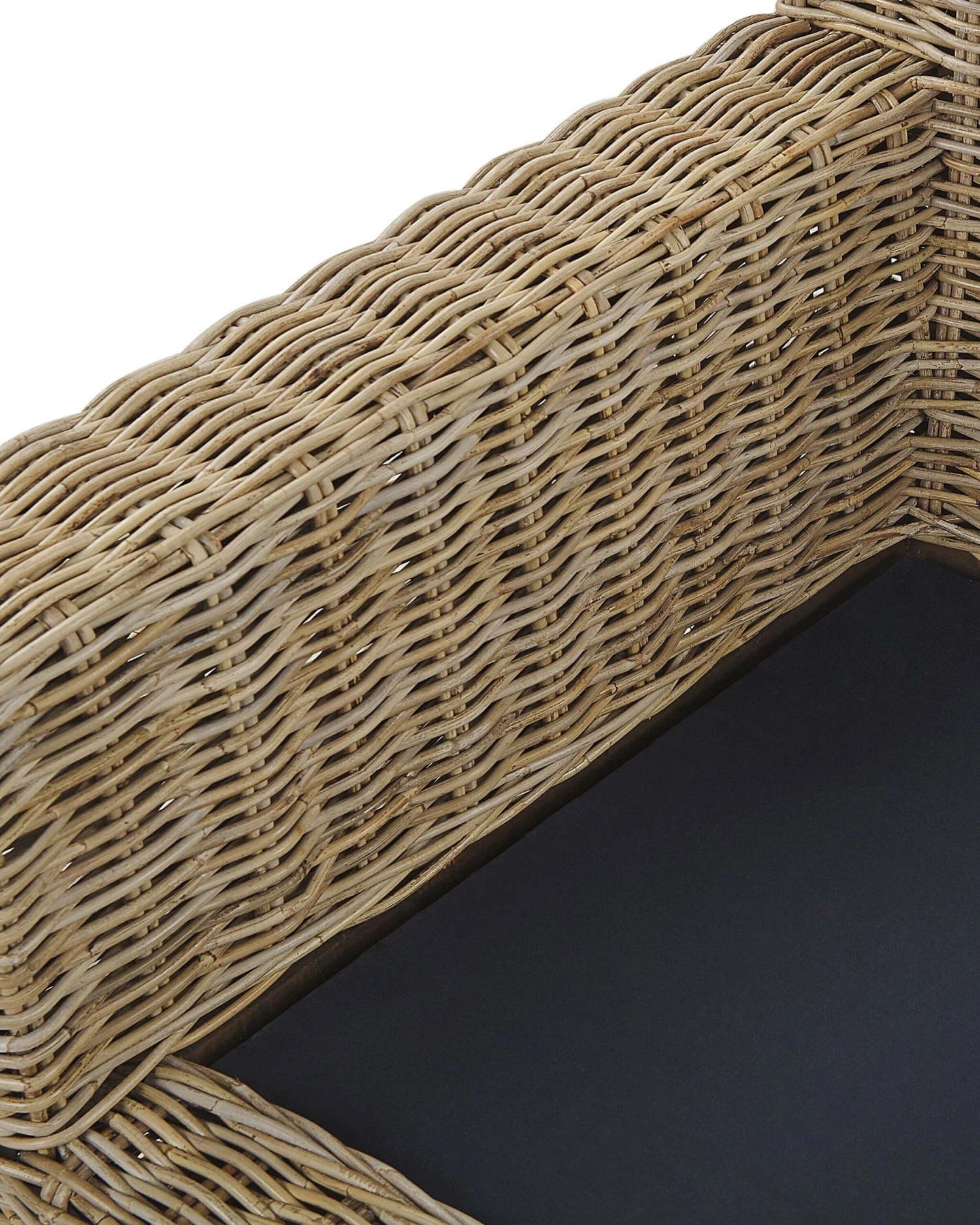 Tuinstoel Rotan Natuurlijk/crèmewit ARDEA - Afbeelding 5