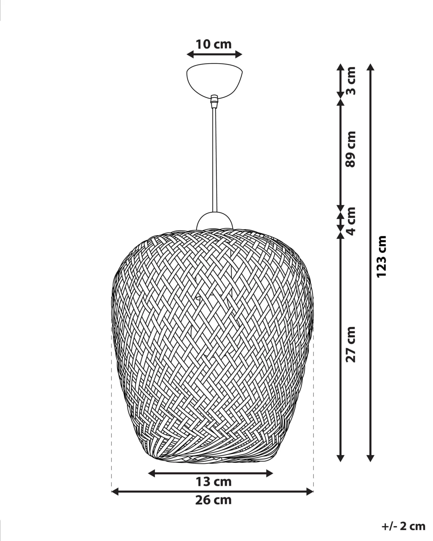 Hanglamp Bamboe BOMU - Afbeelding 8
