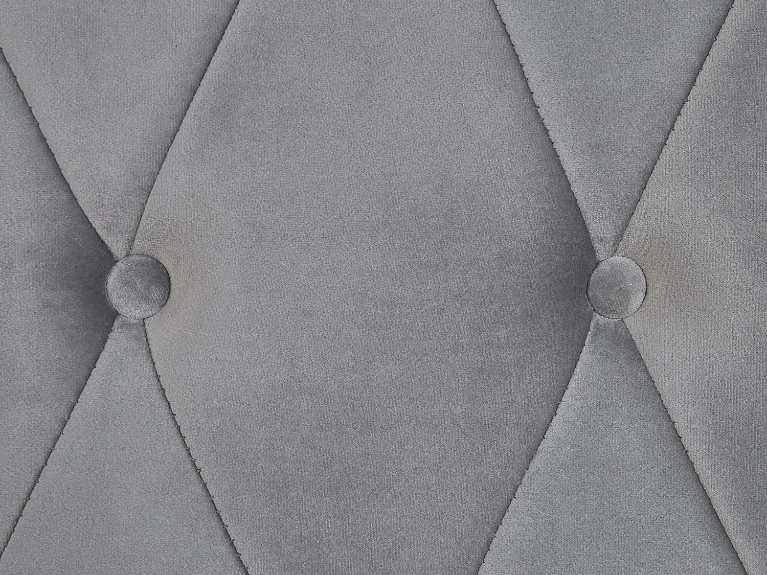 Bed Fluweel Grijs 180 X 200 Cm CAVAILLON - Afbeelding 7