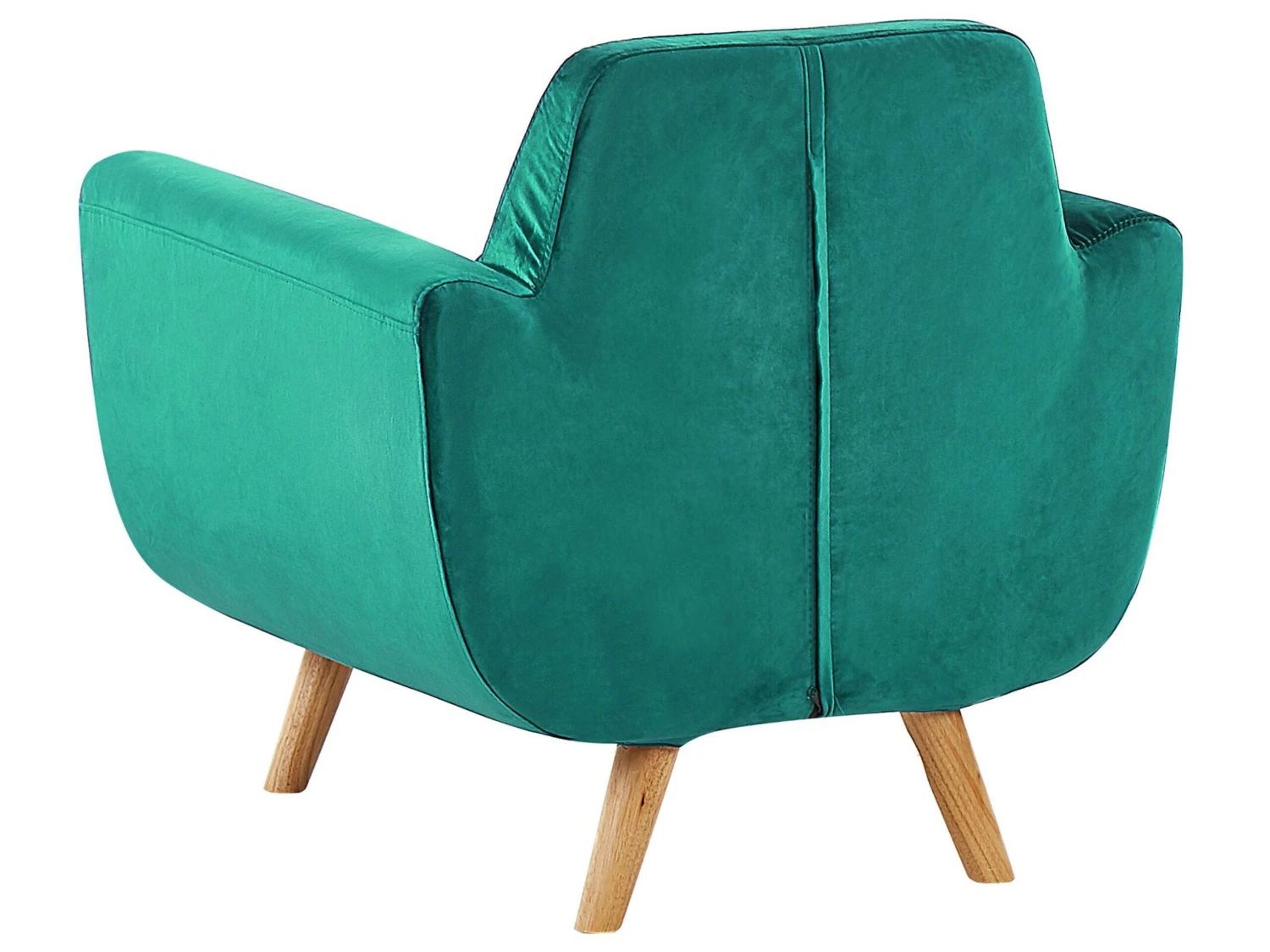 Fauteuil Verwisselbare Hoes Fluweel Groen BERNES - Afbeelding 5