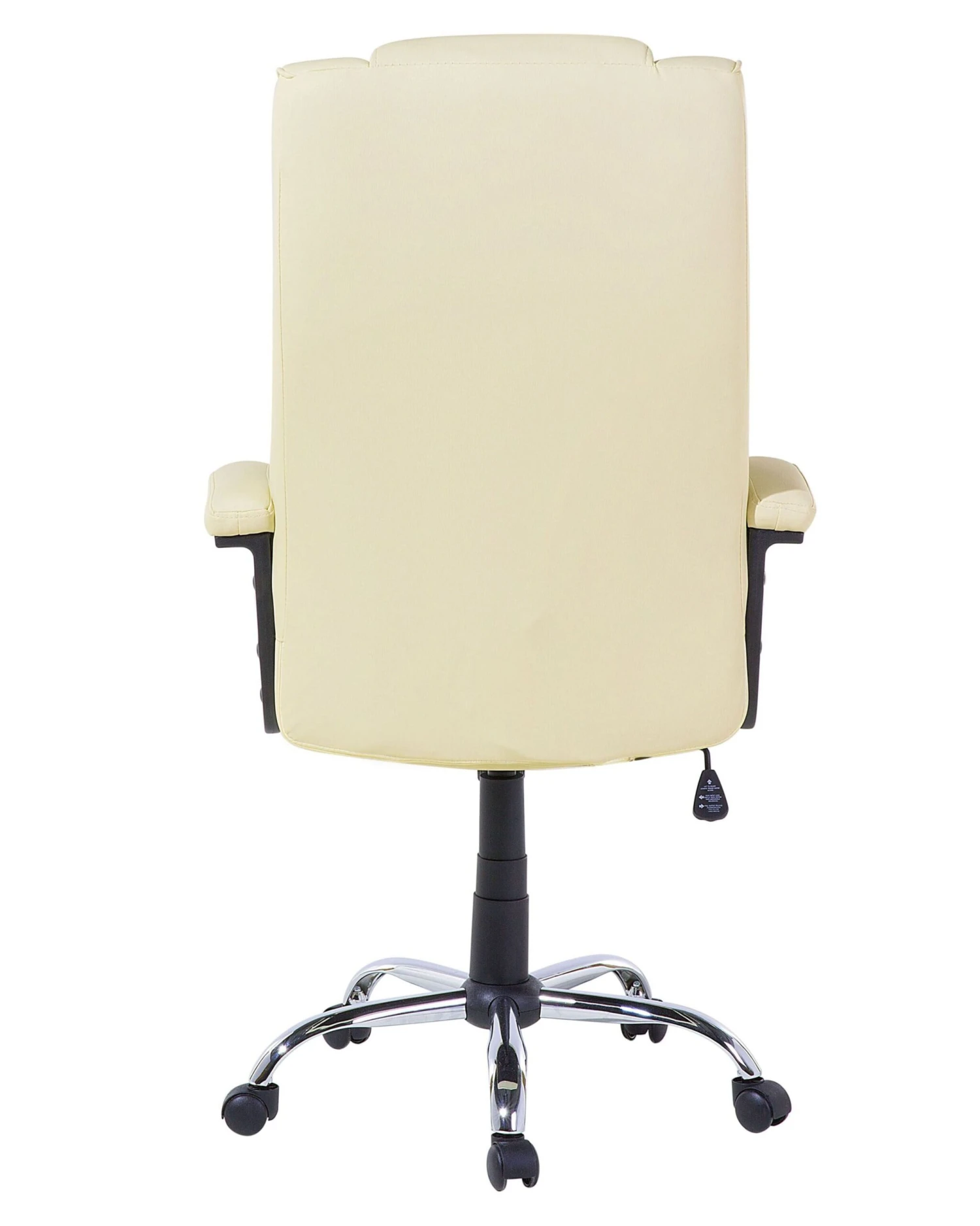 Bureaustoel Met Massagefunctie Kunstleer Beige COMFORT II - Afbeelding 5