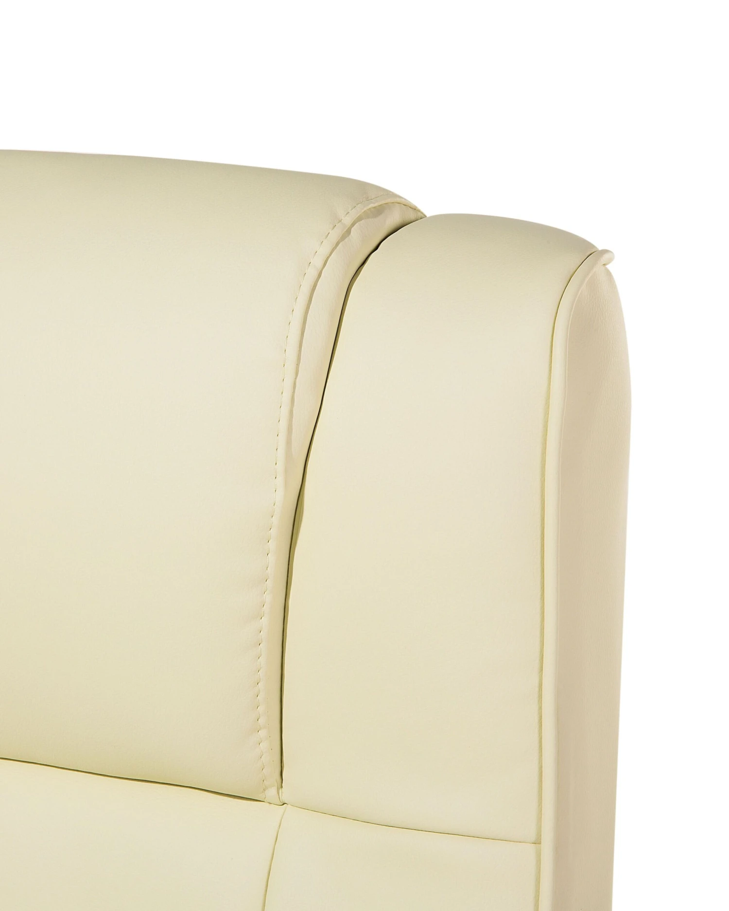 Bureaustoel Met Massagefunctie Kunstleer Beige COMFORT II - Afbeelding 7