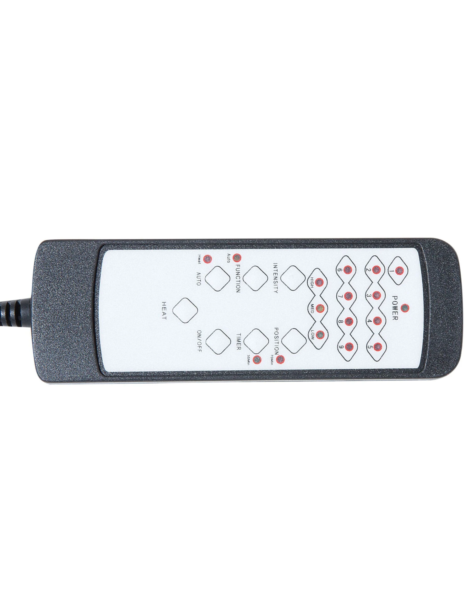 Bureaustoel Met Massagefunctie Kunstleer Beige COMFORT II - Afbeelding 10