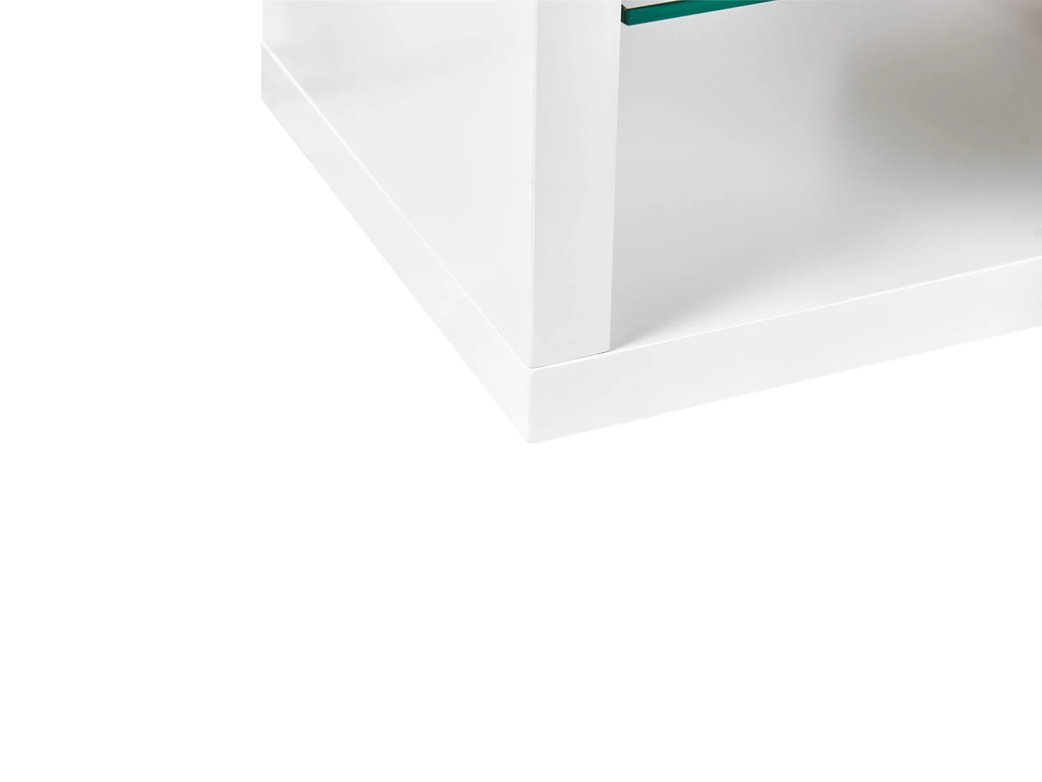 TV-meubel Wit/lichtbruin FULERTON - Afbeelding 7