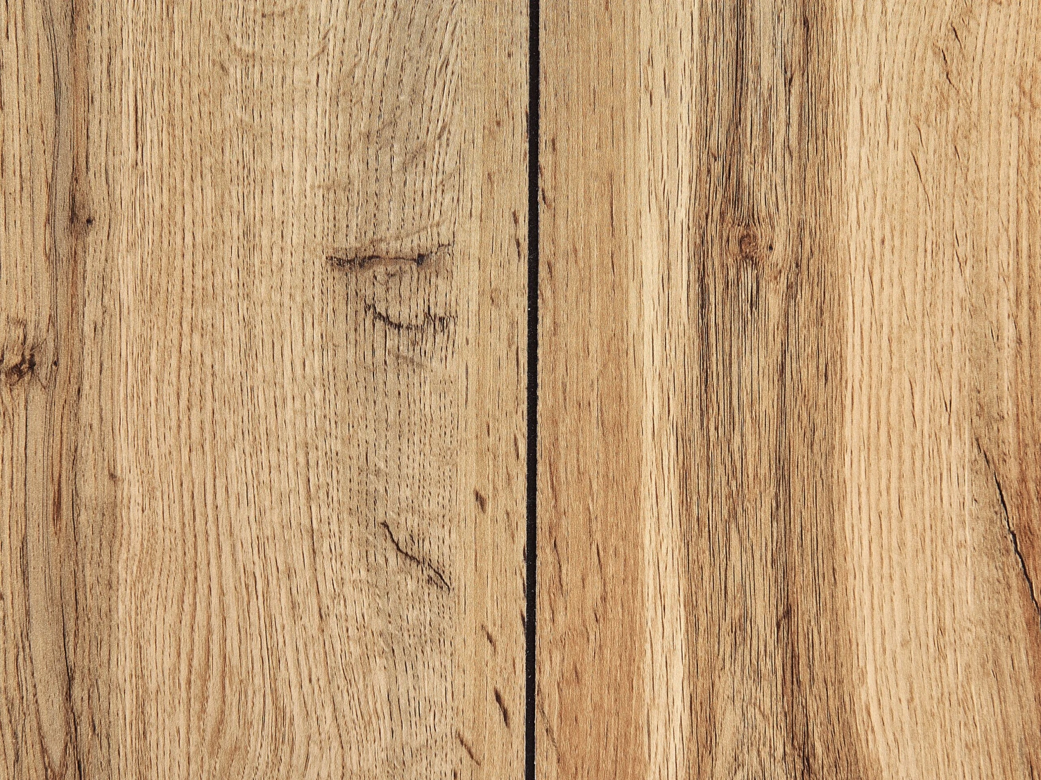 TV-meubel Wit/lichtbruin FULERTON - Afbeelding 8