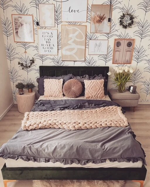 Bed Fluweel Groen In Diverse Formaten LIMOUX - Afbeelding 4