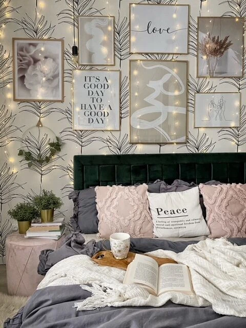 Bed Fluweel Groen In Diverse Formaten LIMOUX - Afbeelding 6