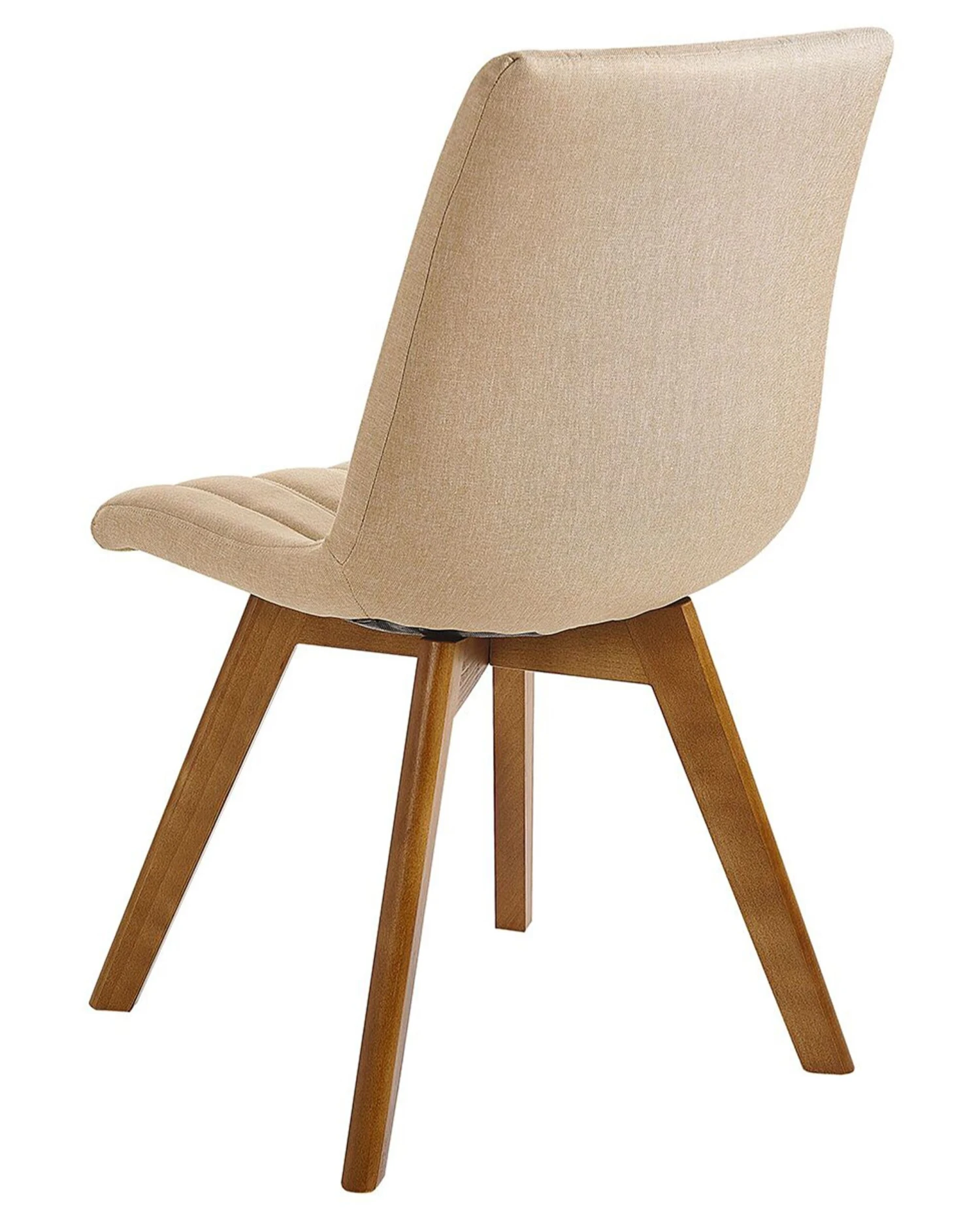 Eetkamerstoel Set Van 2 Stof Beige CALGARY - Afbeelding 6