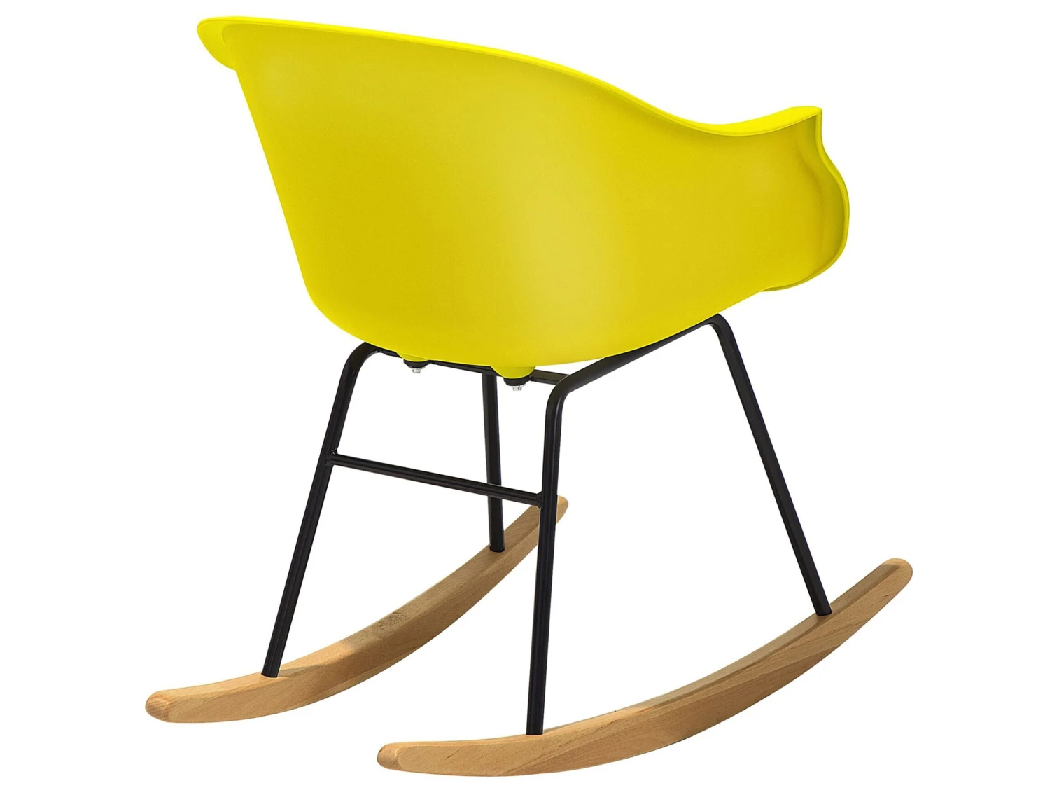 Schommelstoel Kunststof Geel HARMONY - Afbeelding 7