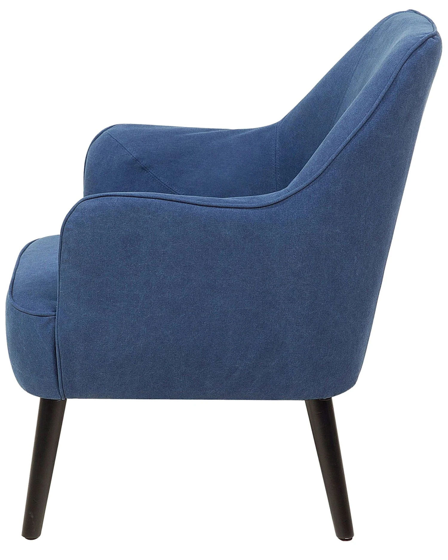Fauteuil Stof Marineblauw LOKEN - Afbeelding 4