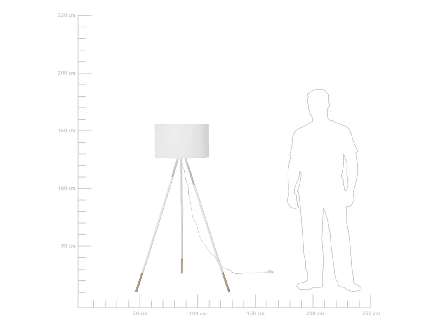 Staande Lamp Wit TOBOL - Afbeelding 5