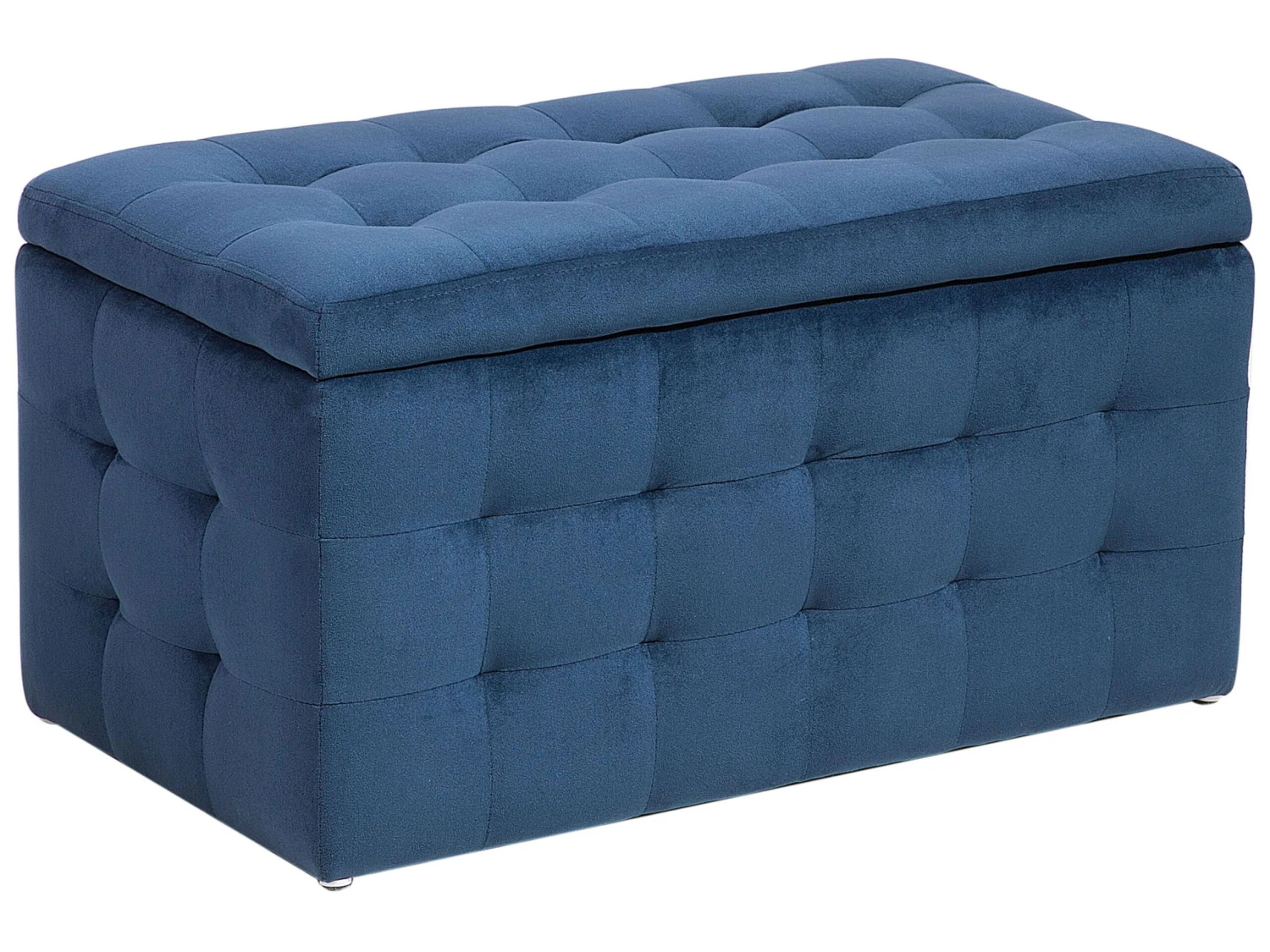 Hocker Fluweel Donkerblauw MICHIGAN