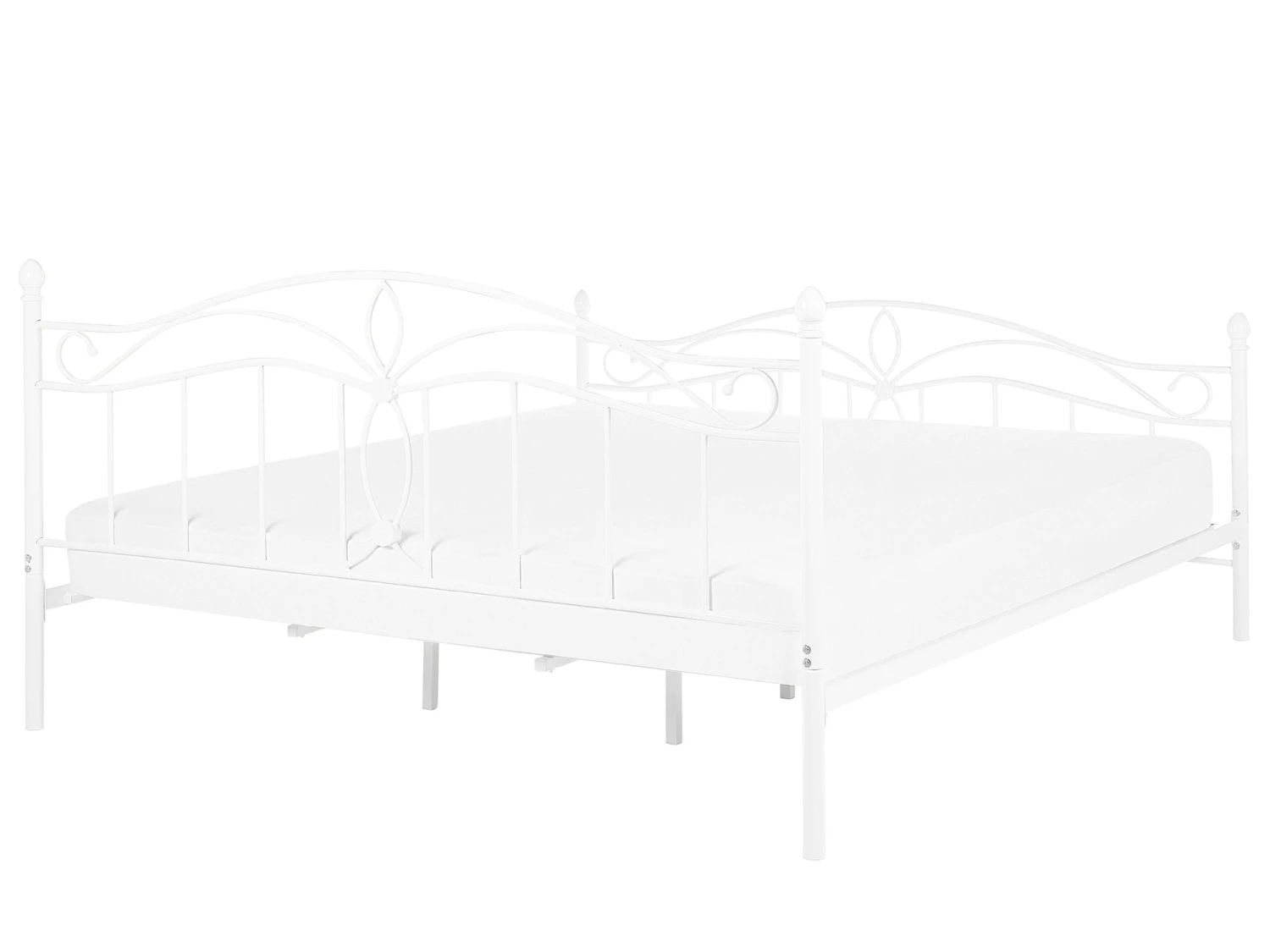 Bed Metaal Wit In Diverse Formaten ANTLIA - Afbeelding 5