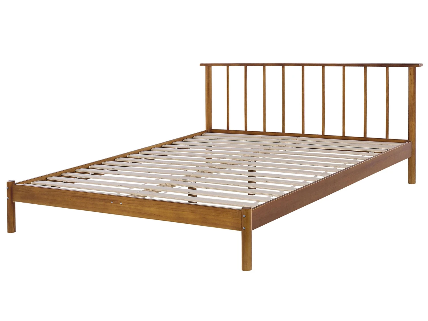 Bed Hout Lichtbruin In Diverse Formaten BARRET - Afbeelding 5