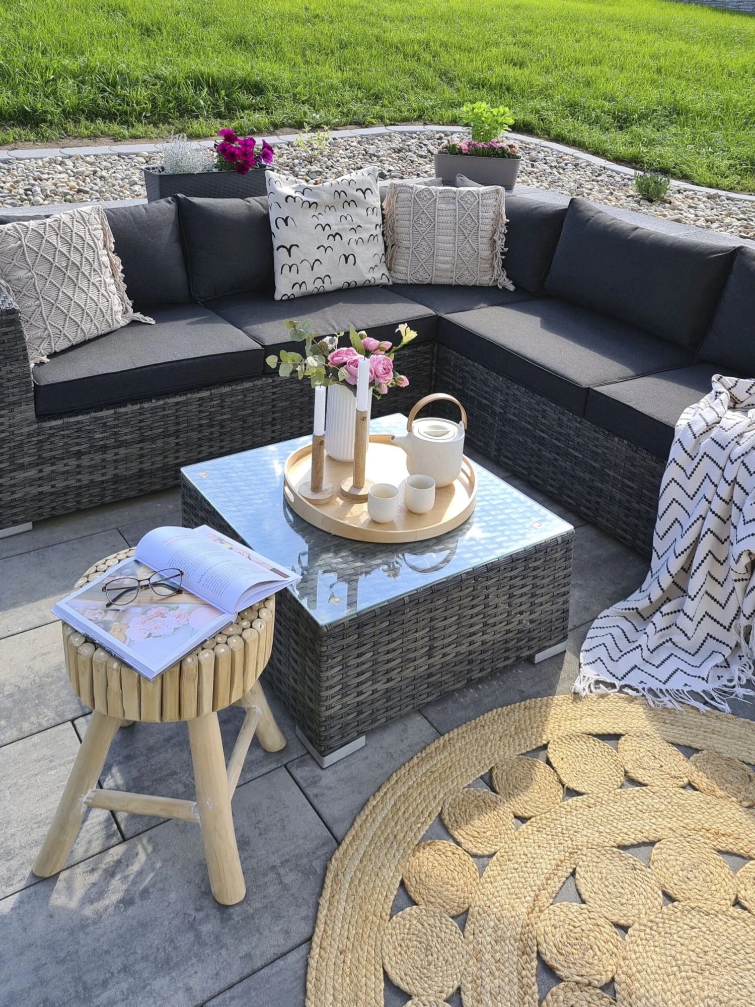 Bijzettafel Teakhout NAMPA - Afbeelding 7