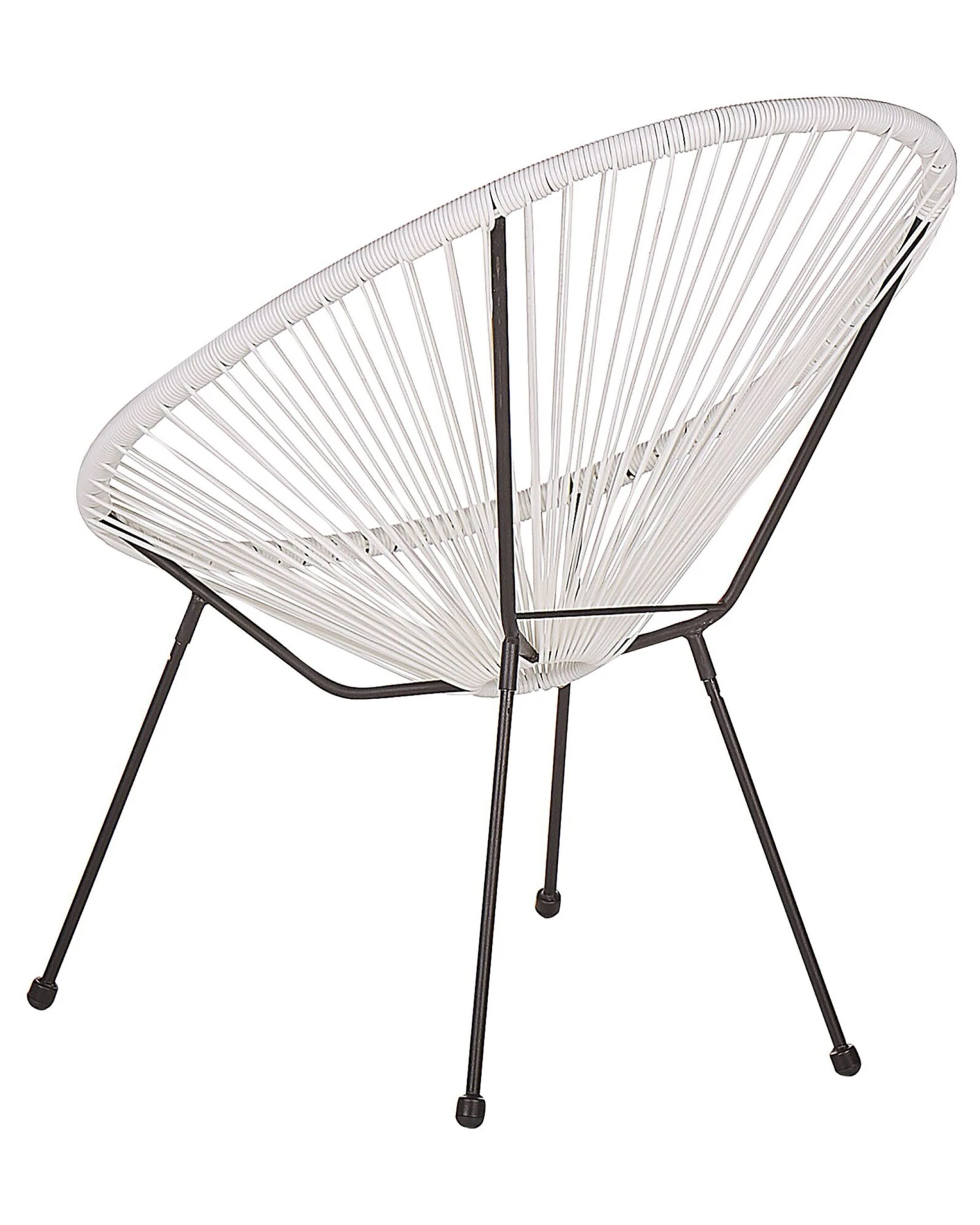 Stoel Set Van 2 Rotan Wit ACAPULCO II - Afbeelding 7