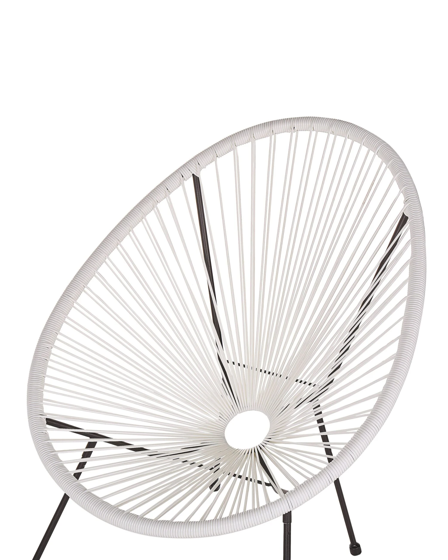 Stoel Set Van 2 Rotan Wit ACAPULCO II - Afbeelding 8