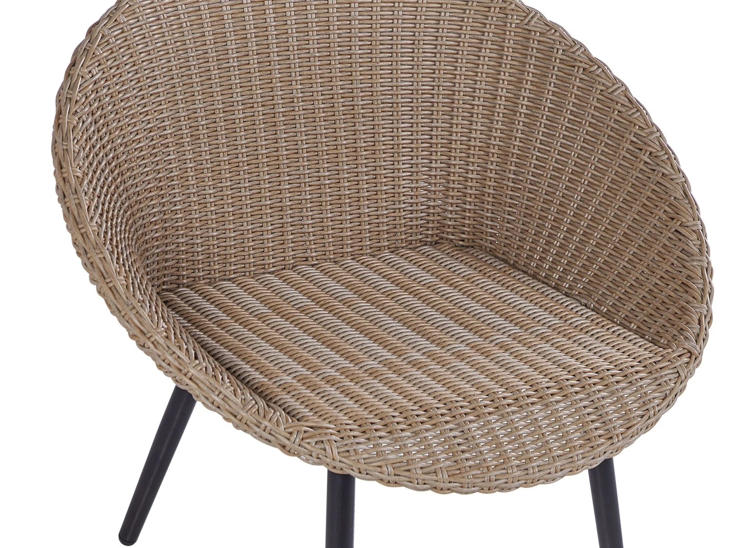 Balkonset Rotan Lichtbruin/lichtbeige ORTIGIA - Afbeelding 7